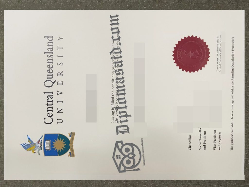 Central Queensland University Diploma, Central Queensland University Degree