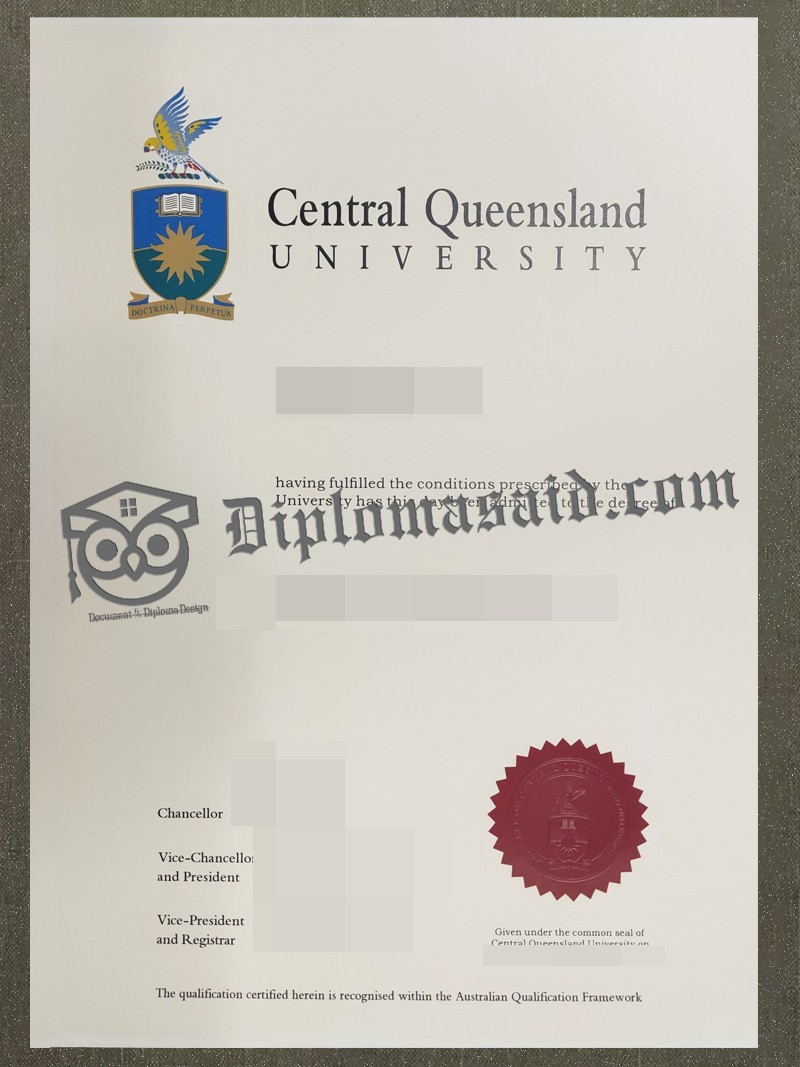 Central Queensland University Diploma, Central Queensland University Degree Central Queensland University Diploma, Central Queensland University Degree