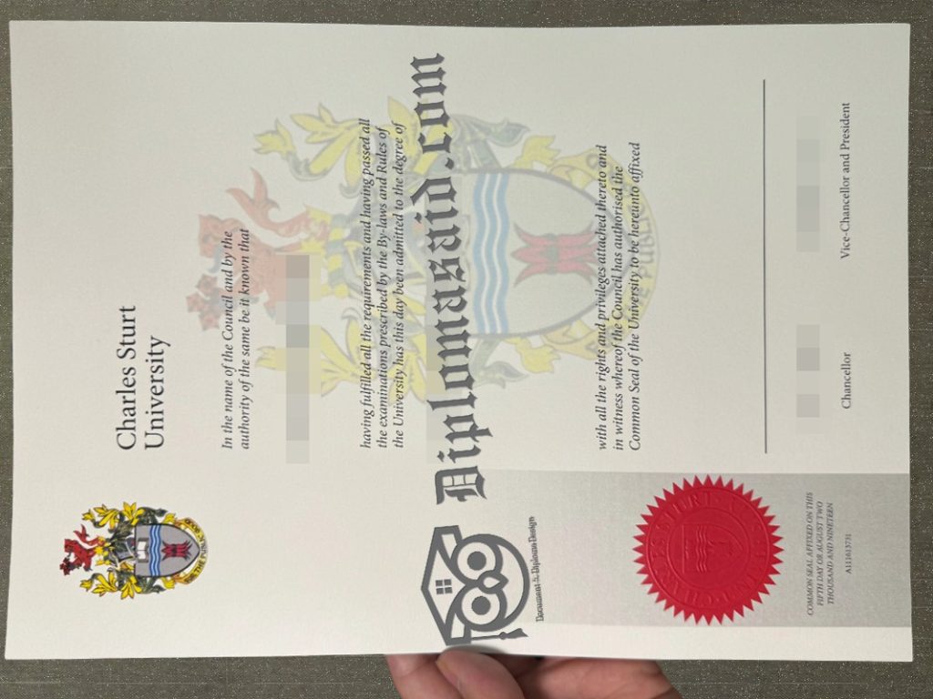 Charles Sturt University degree, Charles Sturt University diploma