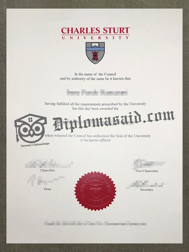 Charles Sturt University diploma, Charles Sturt University degree Charles Sturt University diploma, Charles Sturt University degree