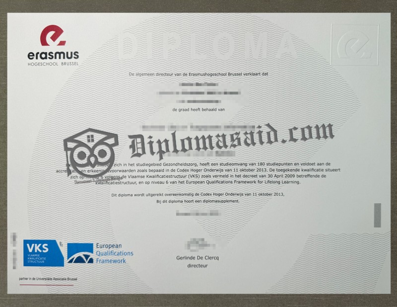 Erasmushogeschool Brussel Diploma, Erasmushogeschool Brussel Degree Erasmushogeschool Brussel Diploma, Erasmushogeschool Brussel Degree