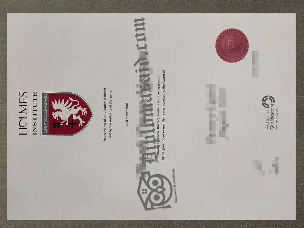 Holmes Institute Degree, Holmes Institute Diploma