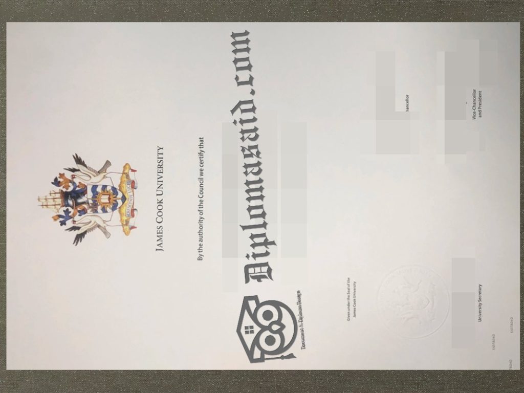 James Cook University degree, James Cook University diploma