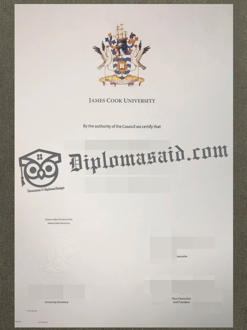James Cook University degree, James Cook University diploma James Cook University degree, James Cook University diploma