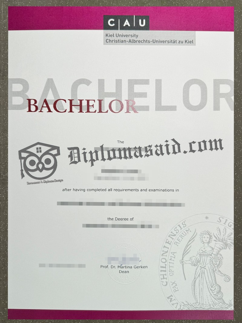 Kiel University Urkunde, Kiel University Degree Kiel University Urkunde, Kiel University Degree