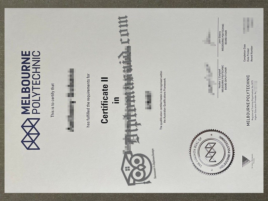 Melbourne Polytechnic certificate, Melbourne Polytechnic degree