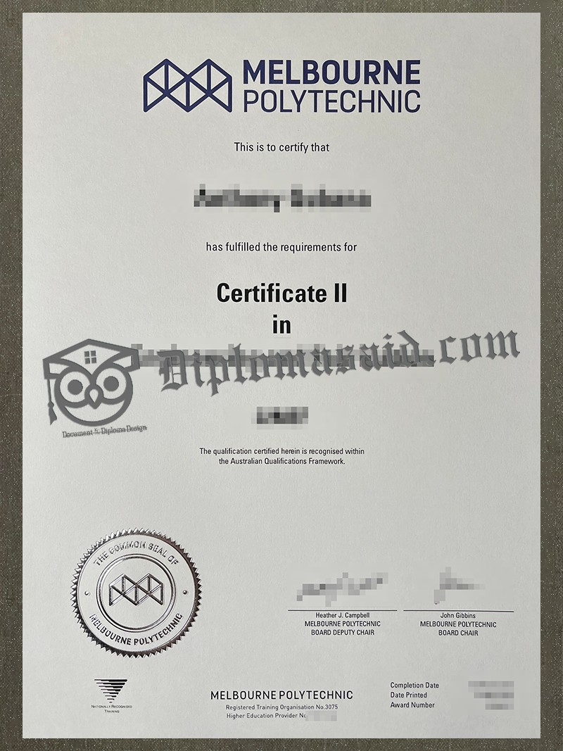 Melbourne Polytechnic certificate, Melbourne Polytechnic degree Melbourne Polytechnic certificate, Melbourne Polytechnic degree