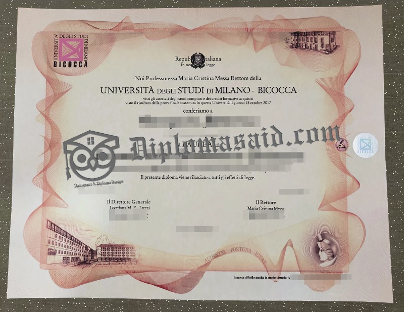 Milano Biccoca diploma, Milano Biccoca degree Milano Biccoca diploma, Milano Biccoca degree