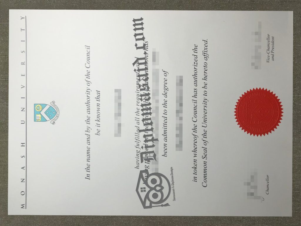 Monash University Diploma, Monash University Degree