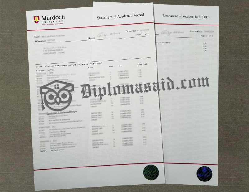 Murdoch University Transcript, Murdoch University Degree Murdoch University Transcript, Murdoch University Degree