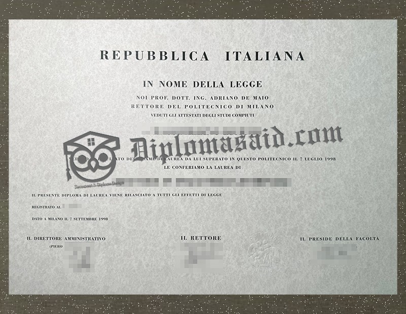 Politecnico Di Milano Diploma, Politecnico Di Milano Degree Politecnico Di Milano Diploma, Politecnico Di Milano Degree