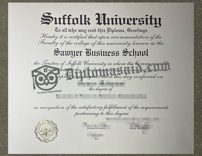 Suffolk University Diploma, Suffolk University Degree Suffolk University Diploma, Suffolk University Degree