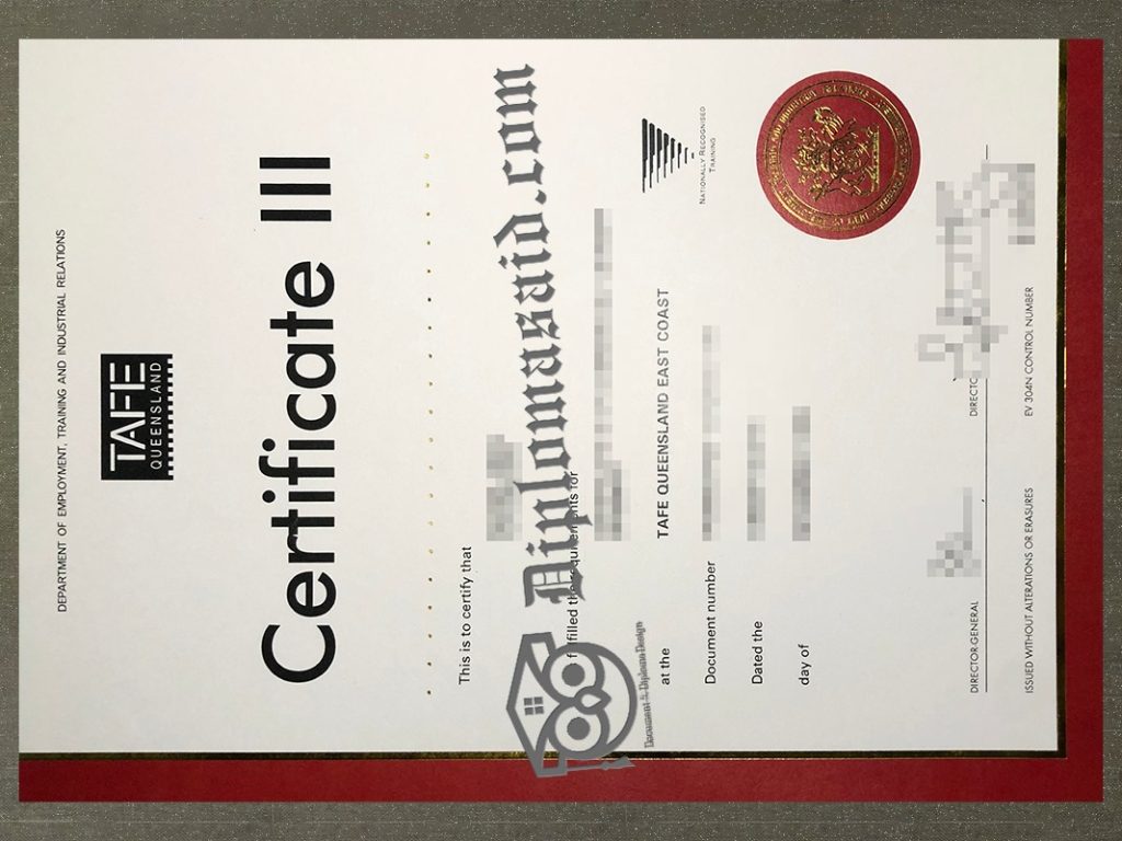 TAFE Queensland Certificate, TAFE Queensland Degree