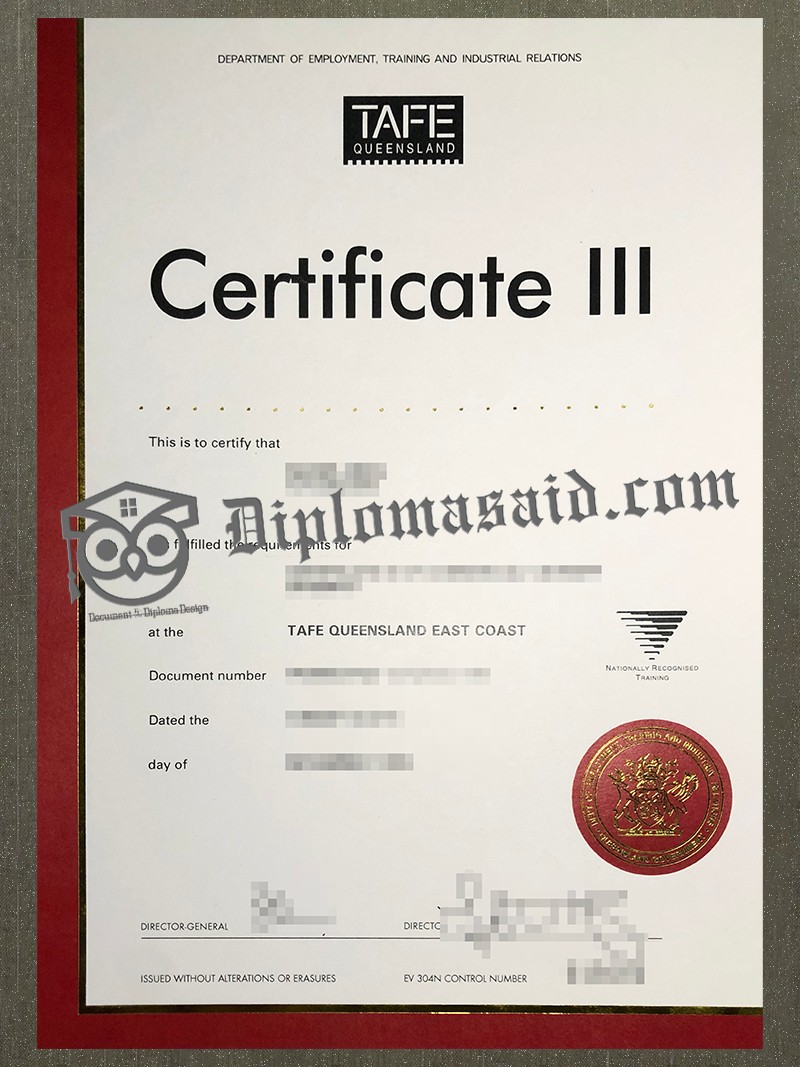 TAFE Queensland Certificate, TAFE Queensland Degree TAFE Queensland Certificate, TAFE Queensland Degree