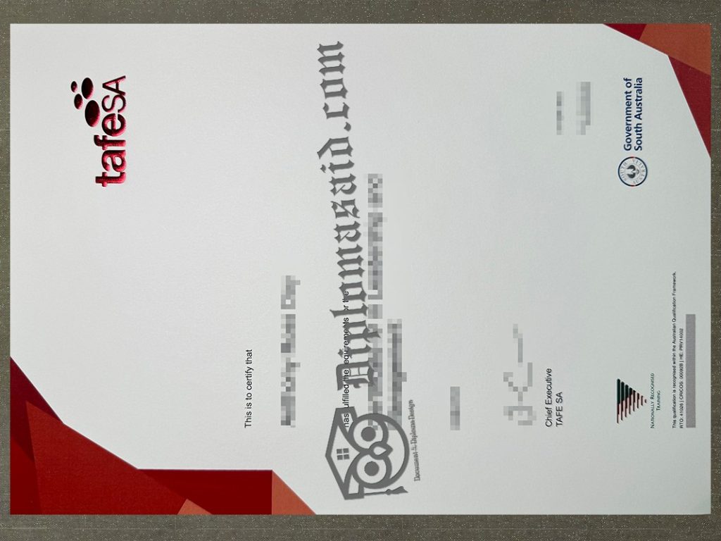TAFE SA Certificate, TAFE SA Degree