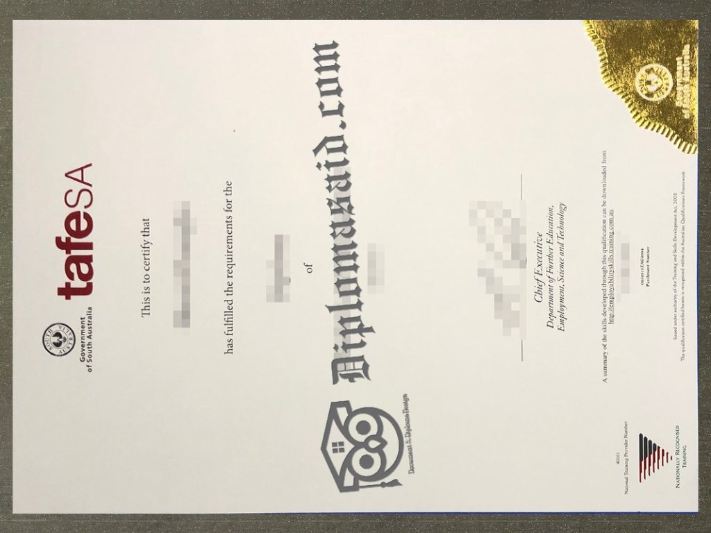 TAFE South Australia Diploma, TAFE South Australia Degree