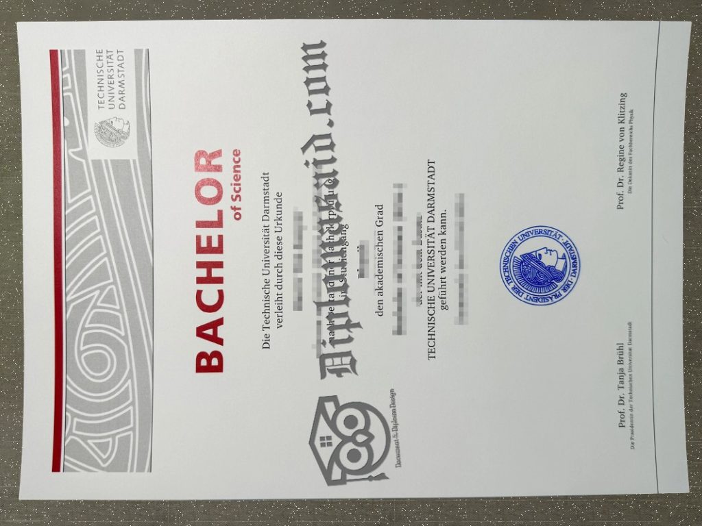 Technische Universitat Darmstadt Urkunde, Technische Universitat Darmstadt Degree