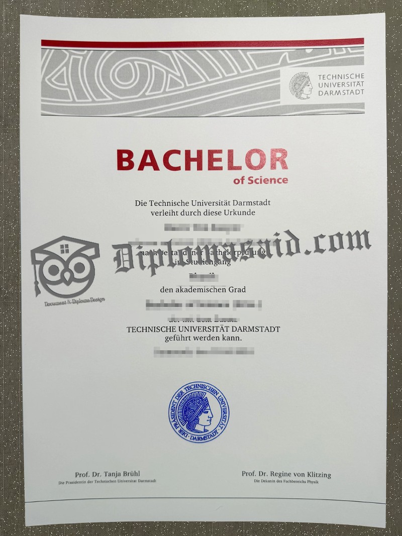 Technische Universitat Darmstadt Urkunde, Technische Universitat Darmstadt Degree Technische Universitat Darmstadt Urkunde, Technische Universitat Darmstadt Degree