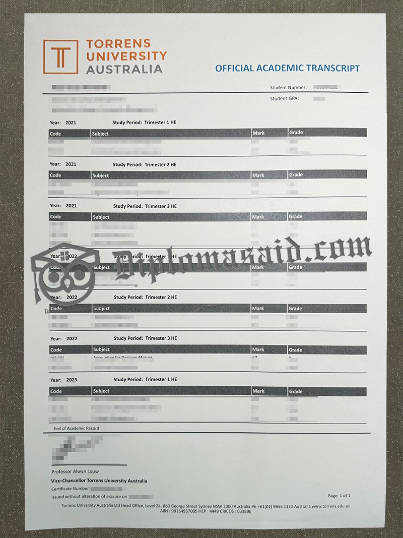 Torrens University Australia Transcript, Torrens University Australia Degree Torrens University Australia Transcript, Torrens University Australia Degree