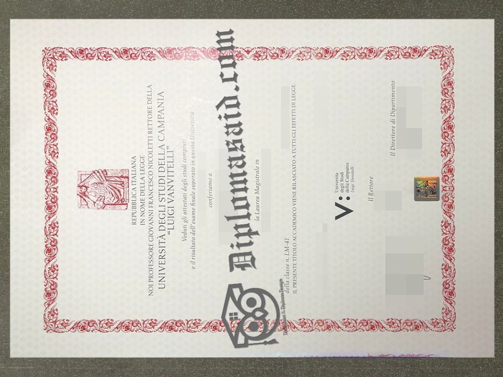 Università degli Studi della Campania Luigi Vanvitelli Diploma