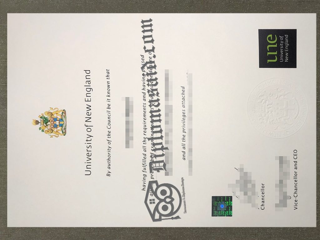 University of New England Degree, University of New England Diploma