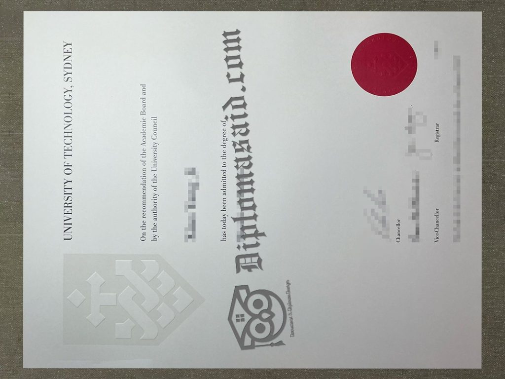 University of Technology Sydney degree, University of Technology Sydney diploma