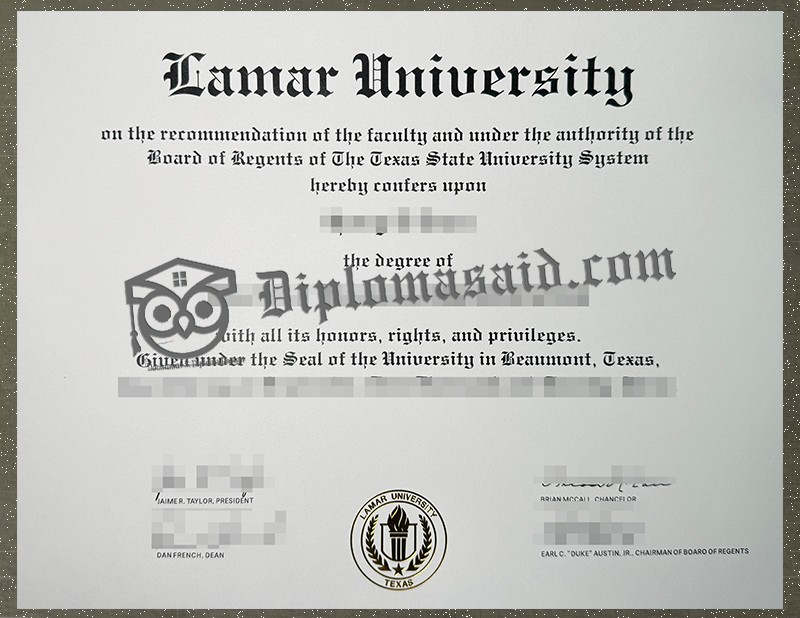 Lamar University Diploma, Lamar University Degree Lamar University Diploma, Lamar University Degree