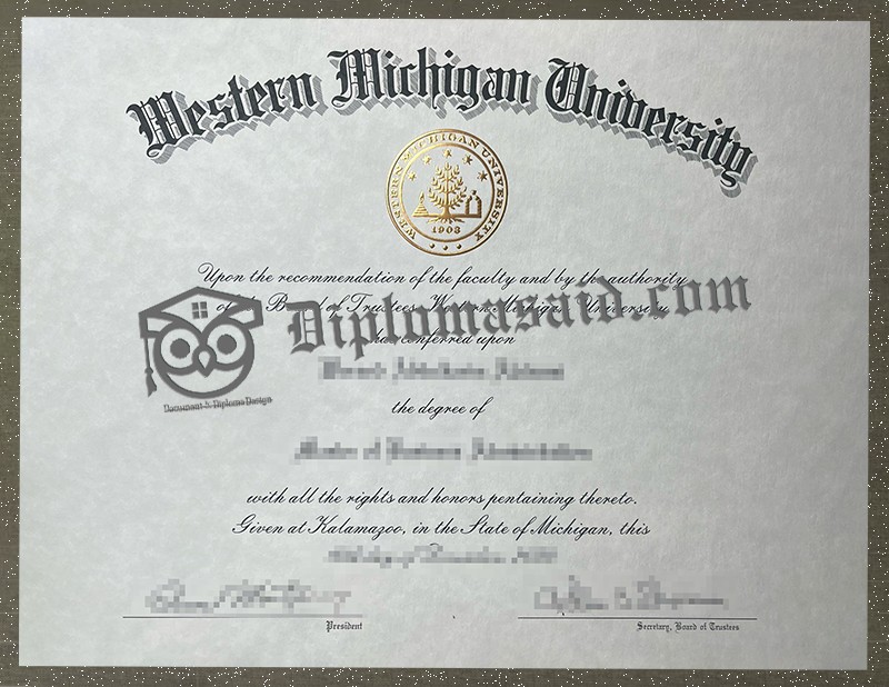 Western Michigan University Diploma, Western Michigan University Degree Western Michigan University Diploma, Western Michigan University Degree